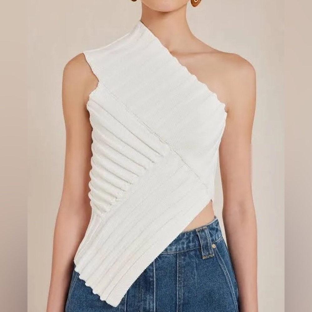 Cult Gaia Del Knit Top